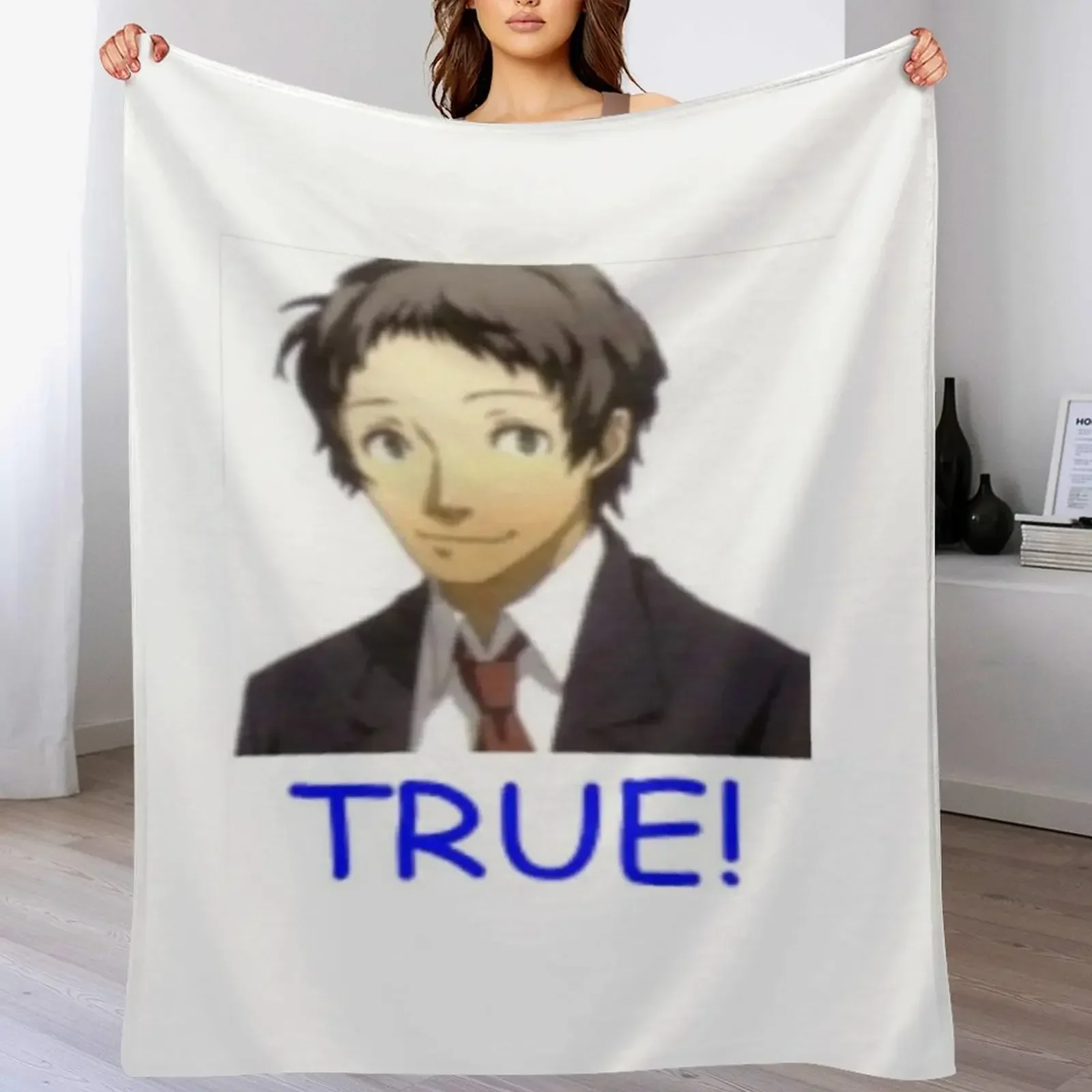 

adachi true Throw Blanket cosplay anime For Baby Blankets