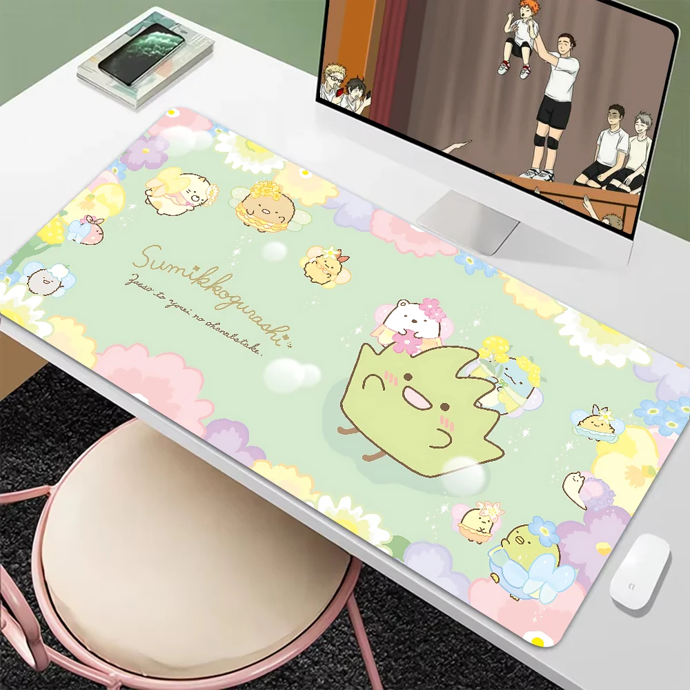 

Japan S-Sumikkogurashi Cute Mousepad New Arrivals Large Gaming Mousepad L XL XXL Gamer Mouse Pad Size For Keyboards Mat