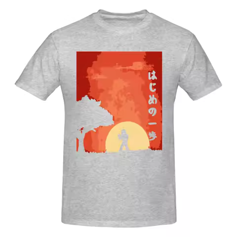 Funny Hajime no Ippo Retro Vintage Men's Printed T-Shirt Unisex T shirtAnime Manga Men t-shirt