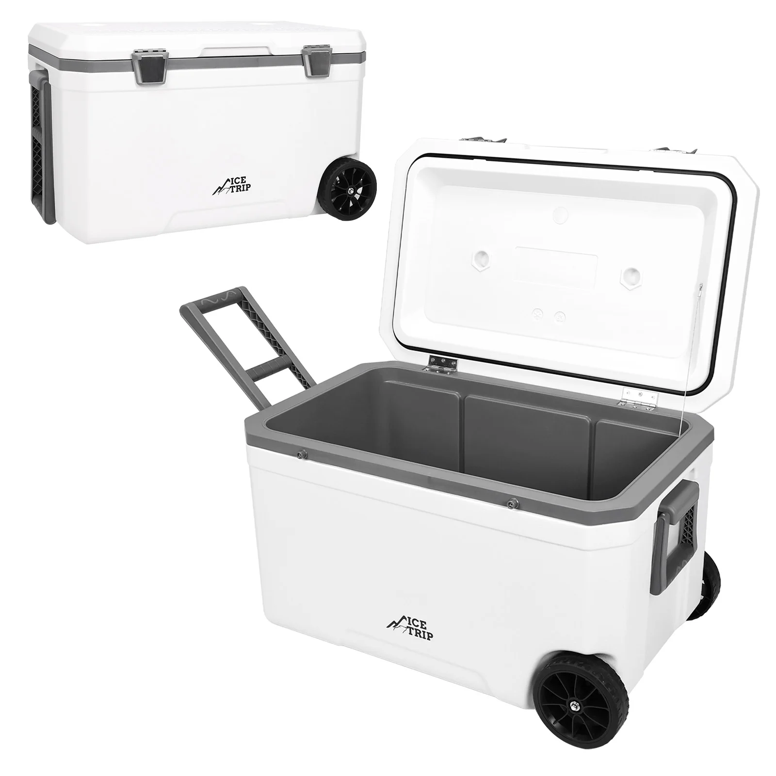 

Изотермический контейнер для кемпинга на 70 л, жесткий, портативный, для автомобиля, с ручкой, для барбекю и кемпинга