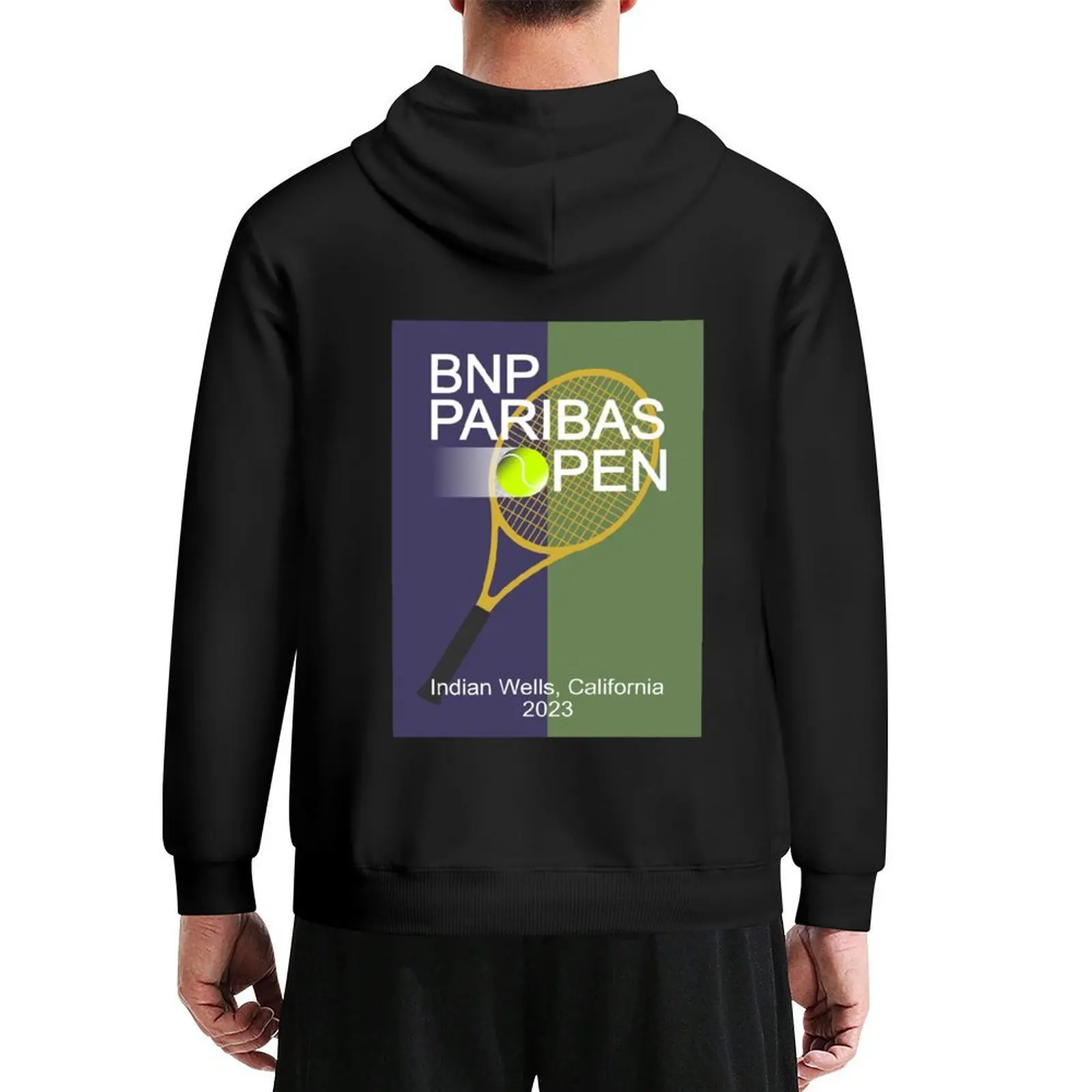 

Awesome 2023 BNP Paribas Open Tennis Design Hoodie male clothes graphic t shirts men men's clothes hoodie men
