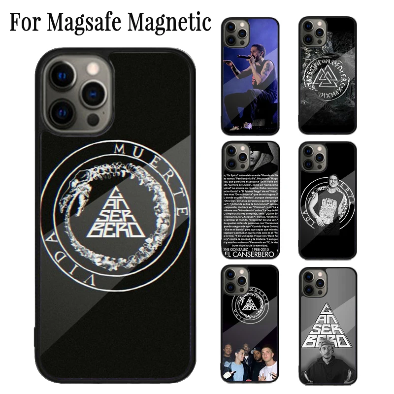 Residente Canserbero Magnetic Phone Case Coque For iPhone 16 15 14 Plus 13 12 Mini 11 Pro Max Magsafe Wireless Charging Cover