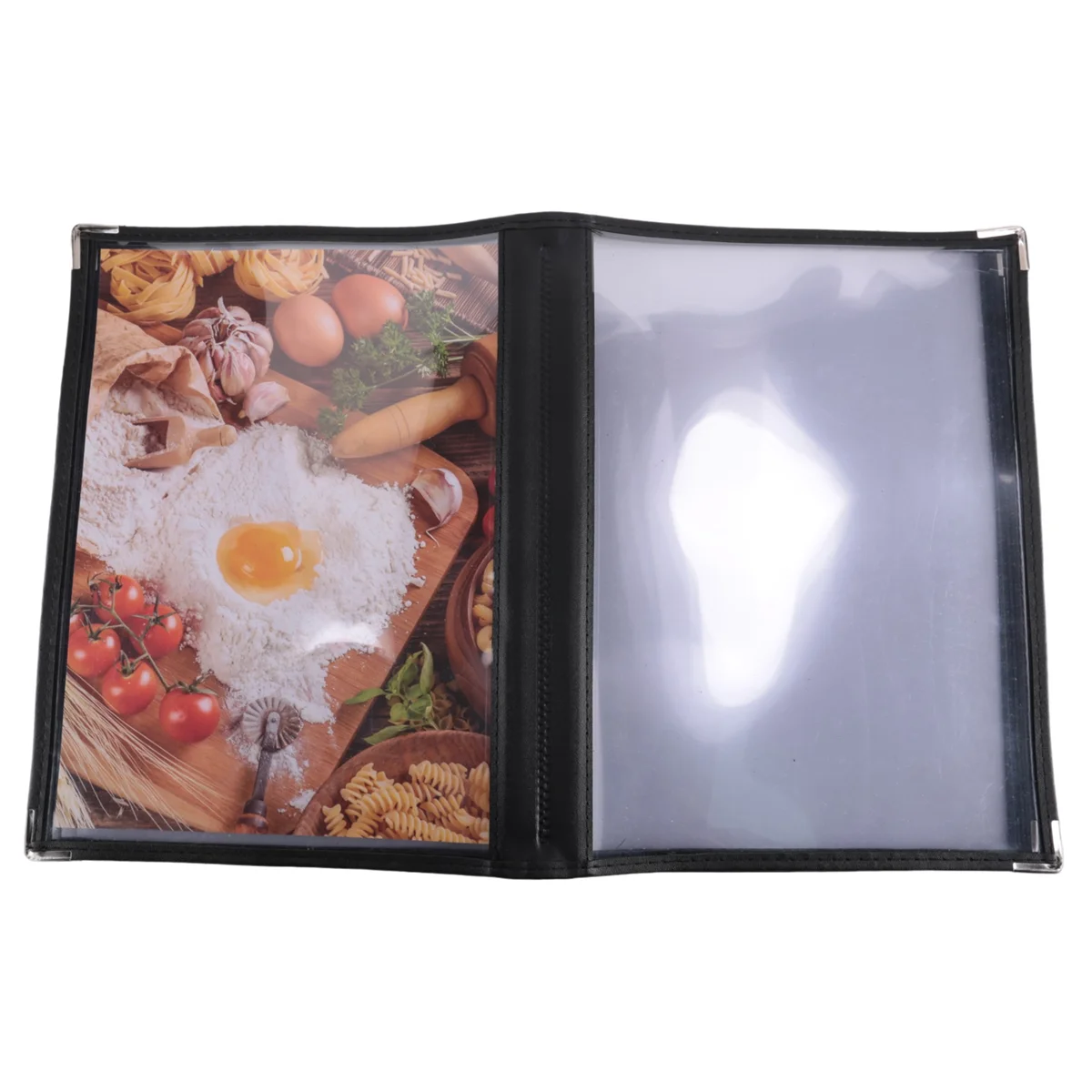 Superior Transparent Restaurant Menu Covers for A4 Size Book Style Cafe Bar 8 Pages 16 View