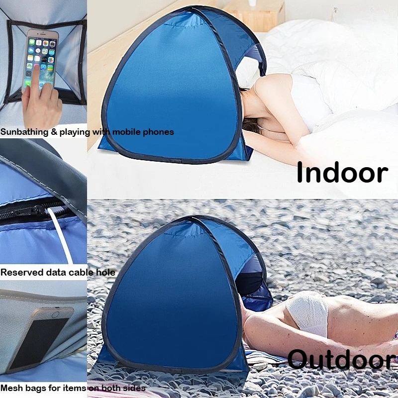 Beach Tent, Automatic Quick-Open Beach Sunshade
