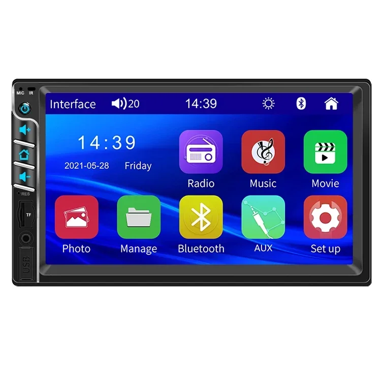 7033 Car MP4 mp5 Player 2din Car Audio Stereo Single Din Car Music System MP5 FM Radio Player