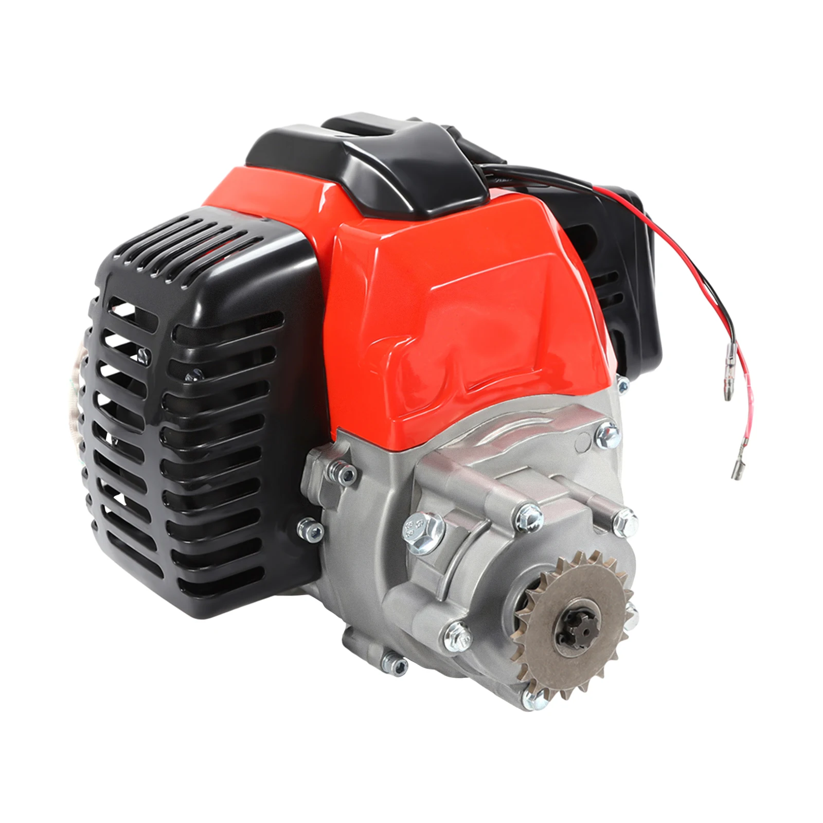 [49CC 2-Stroke Engine Shortblock] 49CC 2 السكتة الدماغية سحب بدء المحرك Shortblock الجمعية المعدنية للمحركات الصغيرة - قوي وموثوق