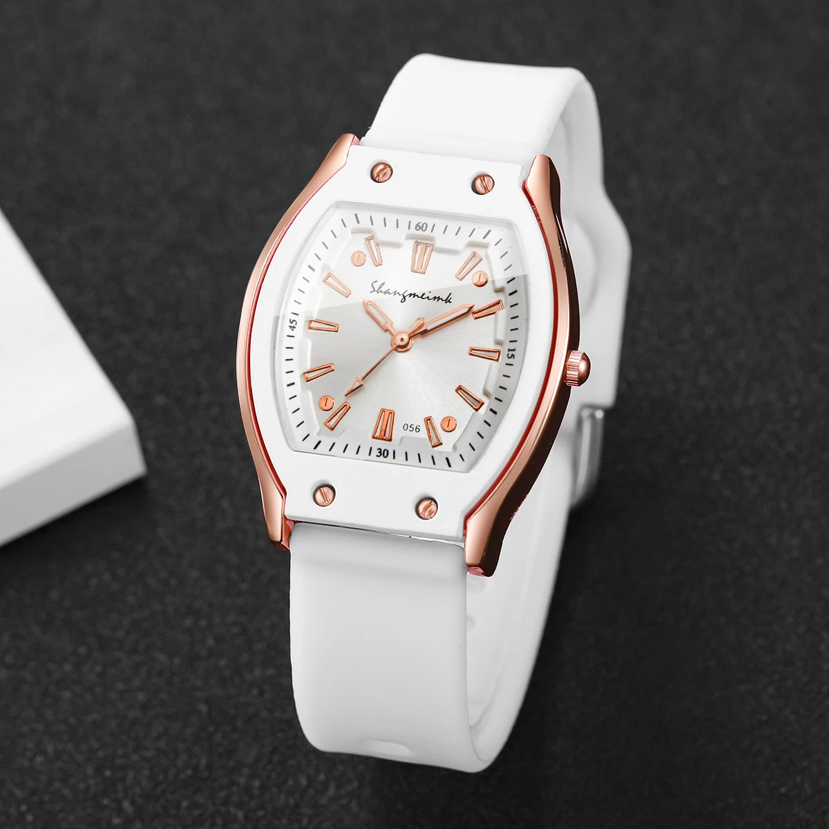 

Модные женские часы с силиконовым ремешком, простой циферблат, женские кварцевые наручные часы Reloj Mujer, часы для девочек, подарок (без коробки)