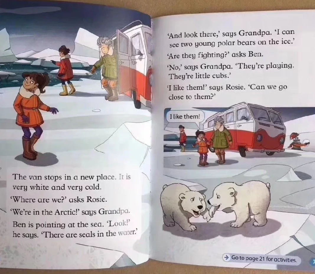 ระดับ 1/2/3/4 20 หนังสือ/ชุด Oxford อ่านและค้นพบการอ่านภาษาอังกฤษการเรียนรู้ช่วยให้เด็กอ่านหนังสือภาพสําหรับเด็ก