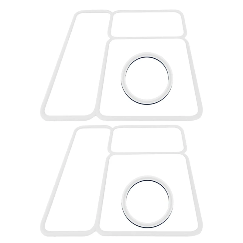 ABKB 2 conjuntos de junta de vedação de gel de sílica para peças de reposição de lancheira Omiebox
