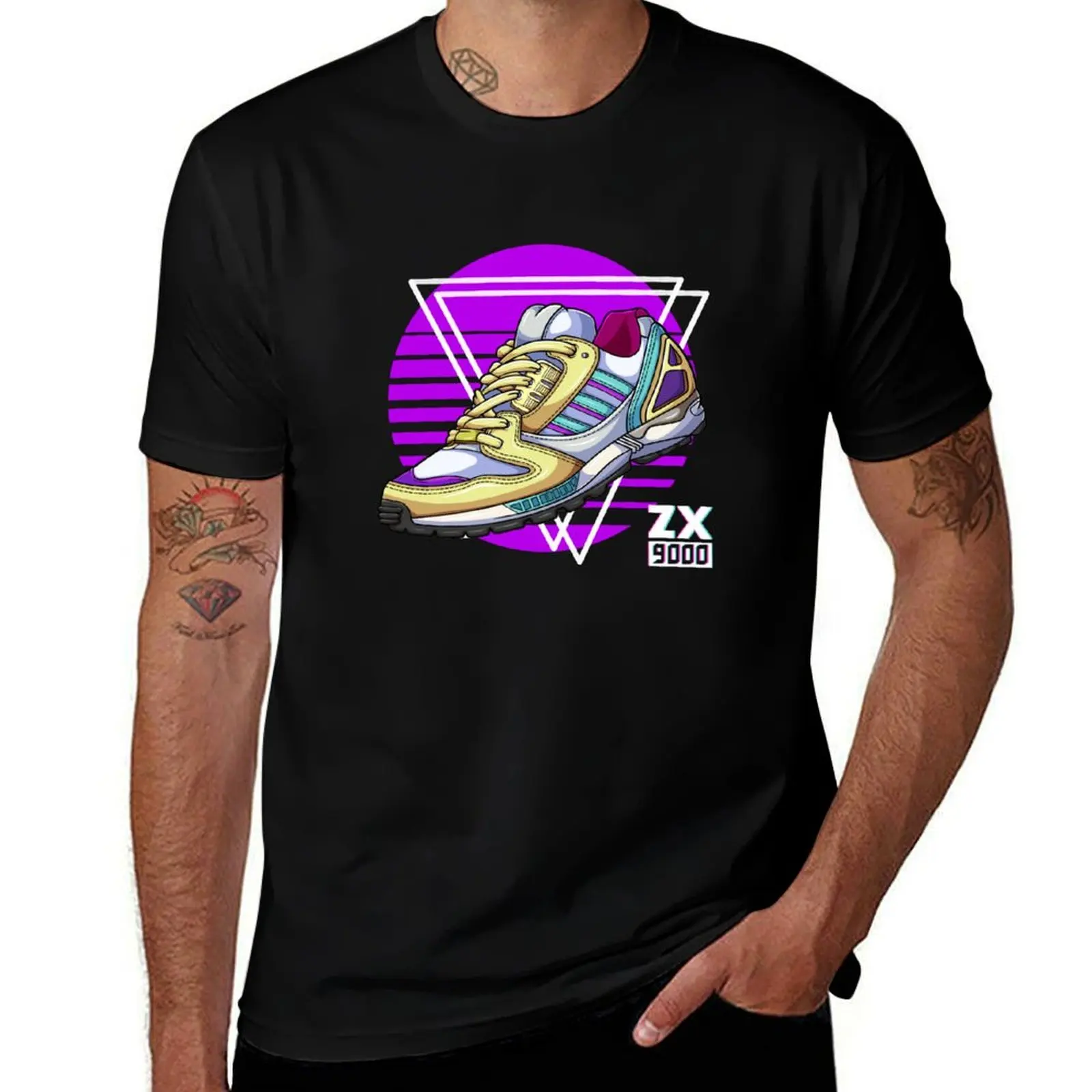 

Zx 9000 Citrus Sneaker Lifestyle ninetees Retro Runner Torsion T-Shirt rapper graphic tees cotton t shirt men