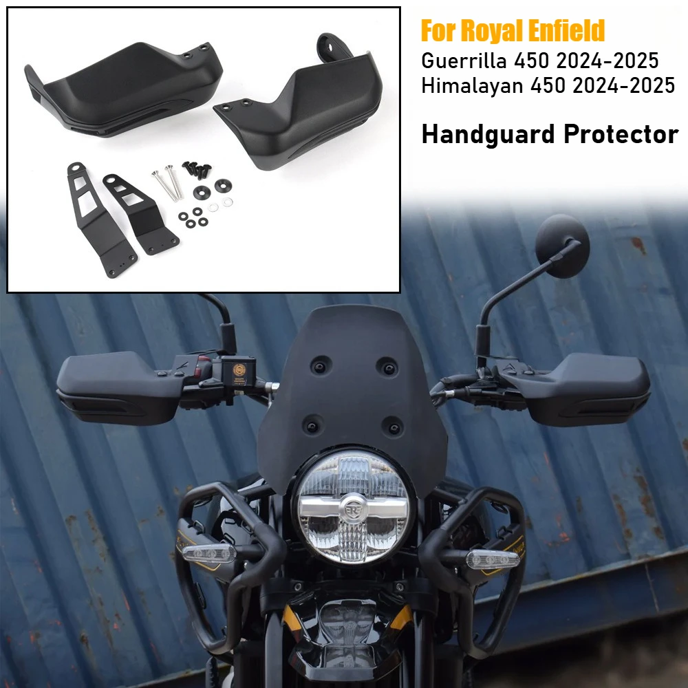 

For Royal Enfield Himalayan 450 Guerrilla 450 Handlebar Windshield Handguard Hand Guard Wind Deflector Handle Lever Protector