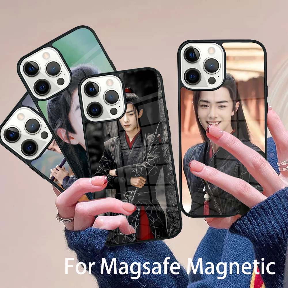 

The Untamed Xiao Zhan Phone Case Magesafe Magnetic Wireless Charge Cover For IPhone 16 11 12 13 14 15 Pro Max Plus Mini