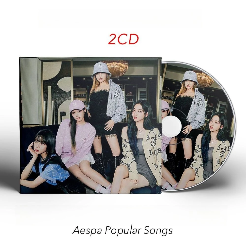 

Aespa 2025 Whiplash New Hits 2CD — динамический музыкальный диск K-Pop Girl Group с EDM и House Beats для фанатов и ежедневных прослушивания автомобилей
