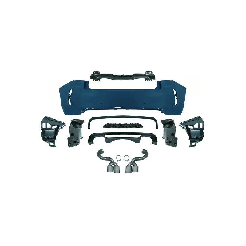 

X6M-Style Upgrd Front & Rear Bumper Body Kit (with Exhaust System) — Compatible with (F16) 2014–2019 Models