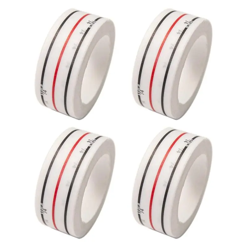 4Pcs Seamingly Seam Guide Instruction Tool Sewing Basting Tape Machine Sewing Machines Seam Tapes-B61B