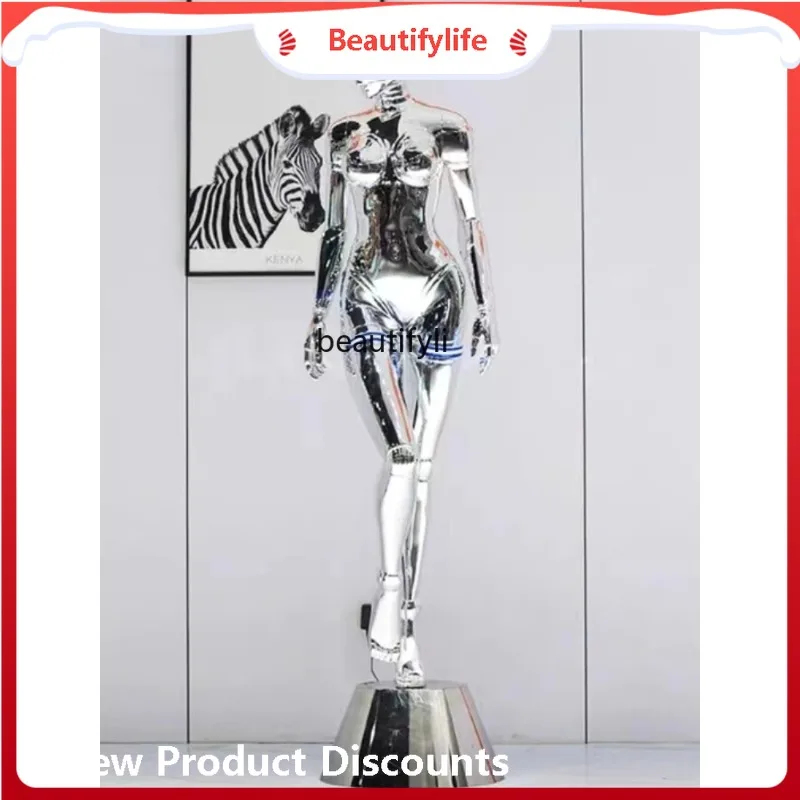 

A357 Скульптура Гостиная Искусство Гальваника Отель Торговый центр Креативный тренд Украшение из стекловолокна Торшер