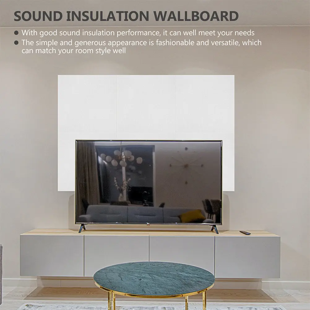 2Pcs Acoustic Soundproofing Panels Dense Sound Absorbing Felt Panels for Room Studio Theater Sound Dampening Wall Supplies