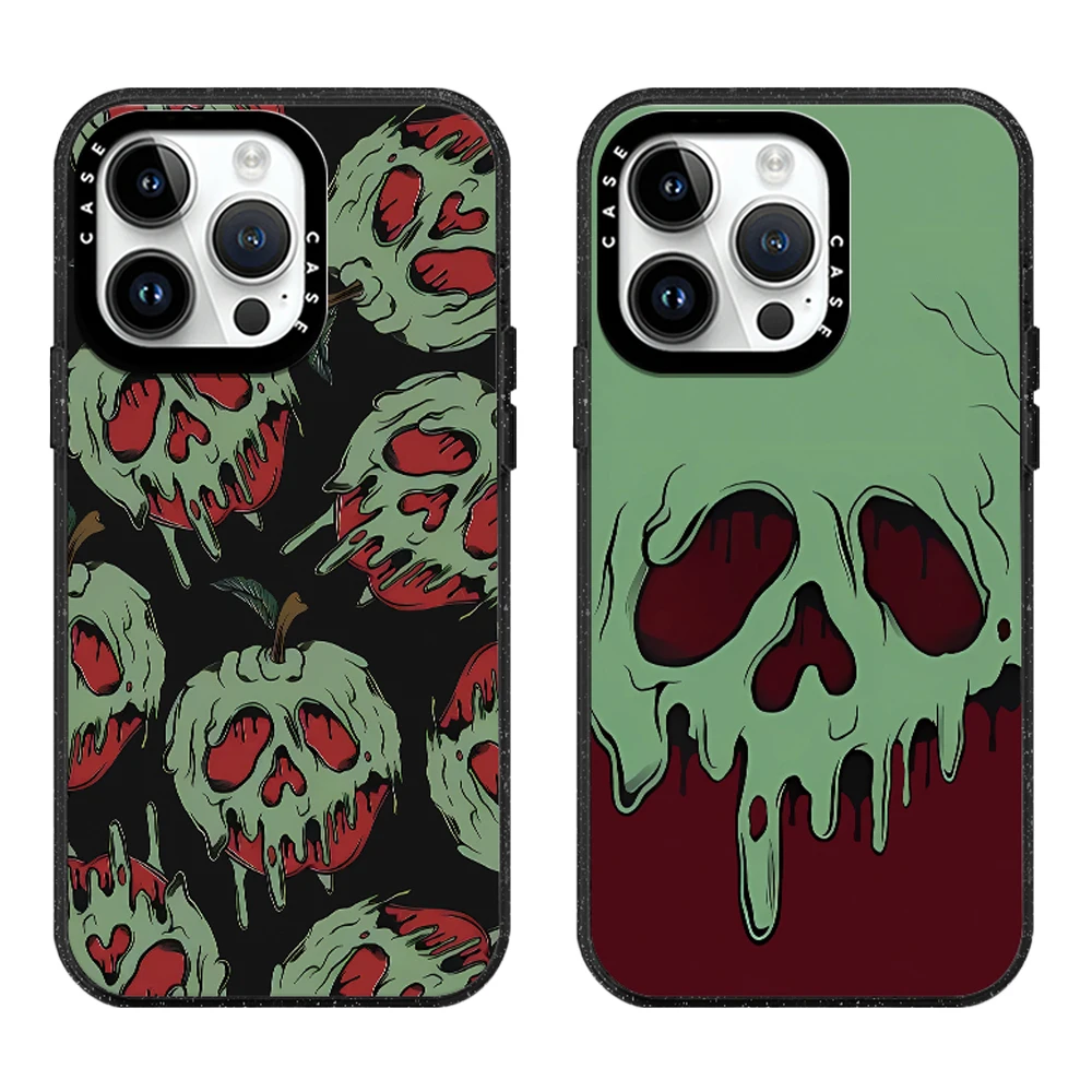 

Disney Evil Witch Queen Poison Apple Acrylic Phone Case With MagSafe For iPhone 16 15 14 13 12 Pro Max Plus Halloween