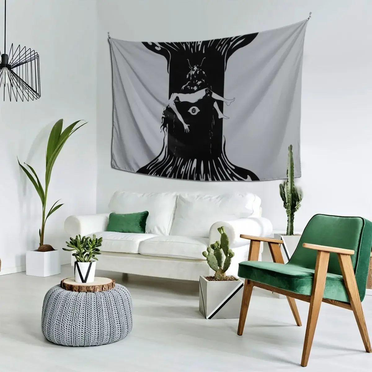 

Electric Wizard - Witchcult Today album (Version 3, original grey/gray) Tapestry Decor For Bedroom Japanese Room Decor Tapestry