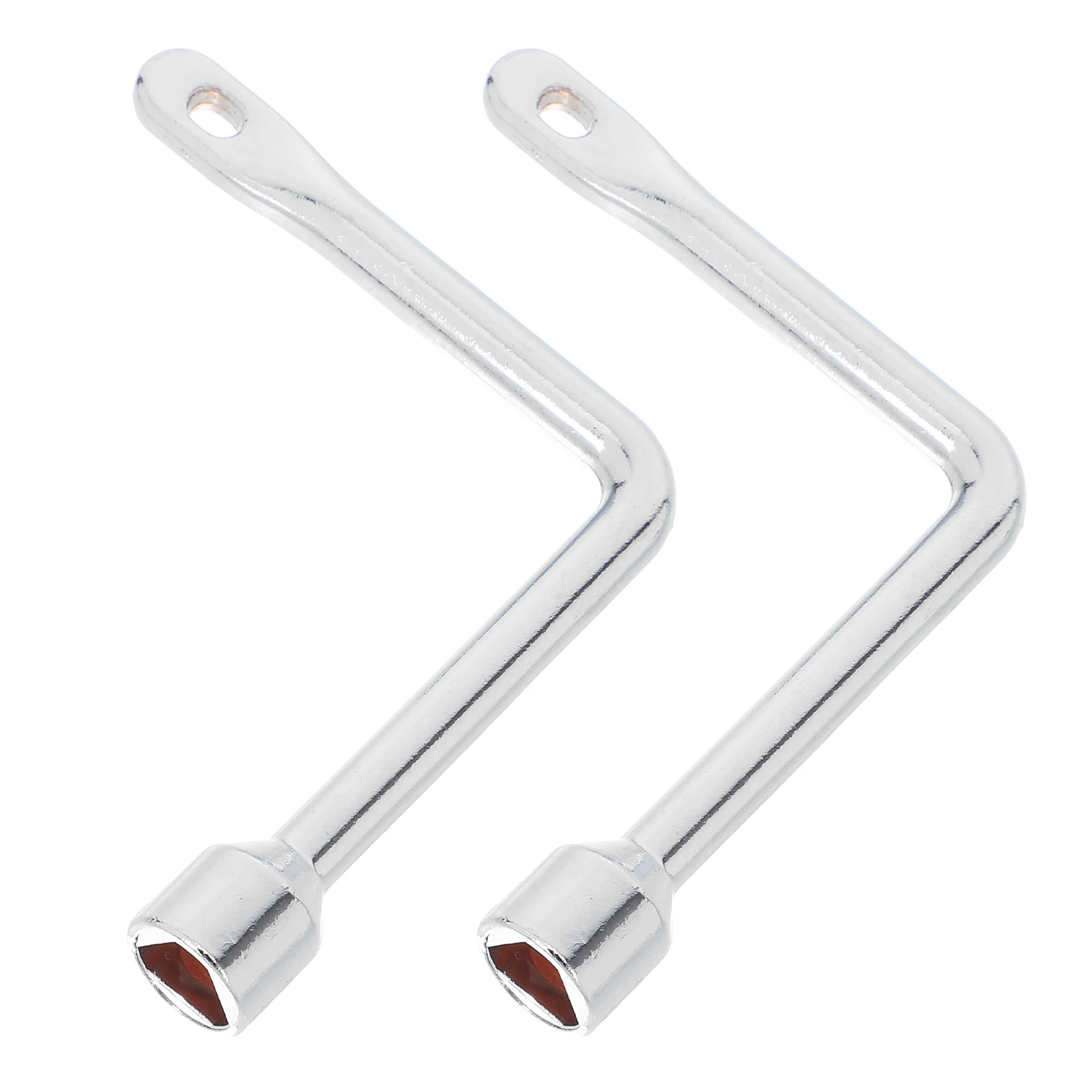 

2 pcs Zinc Alloy Triangle Wrench Set Internal Spanner For Electrical Cabinet Elevator Valve Water Meter Box Faucet Key