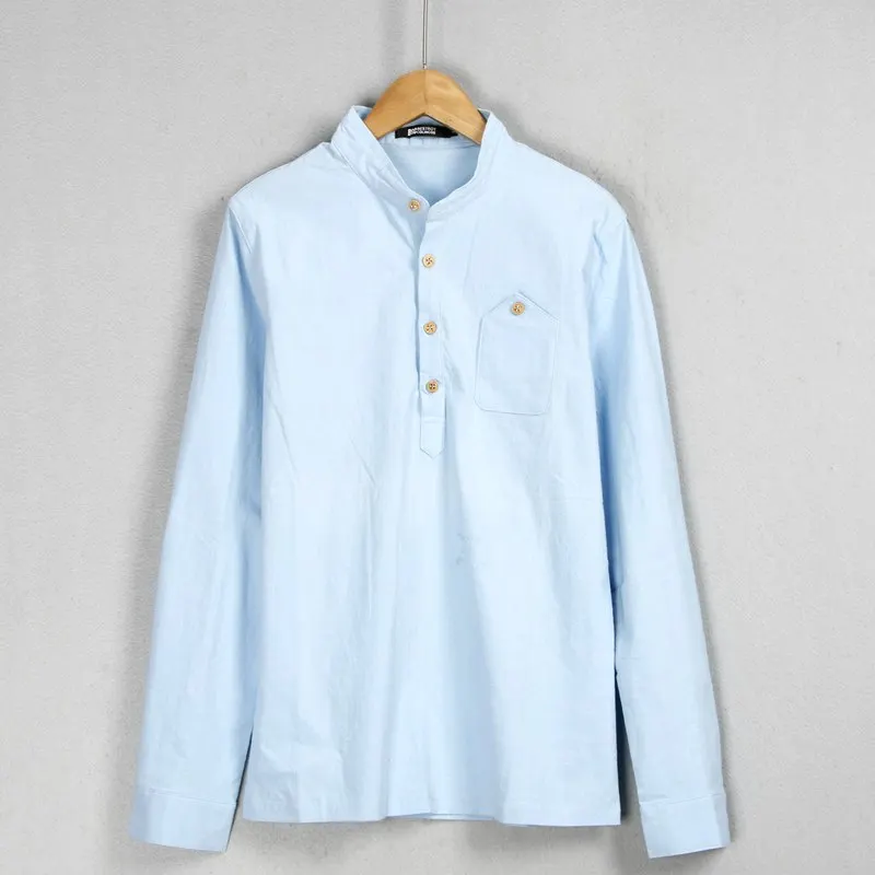 Csa informal de manga larga de lino y aodón para mujer, Top pequeño versátil de corte hoado, talla ande, a la moda, ...