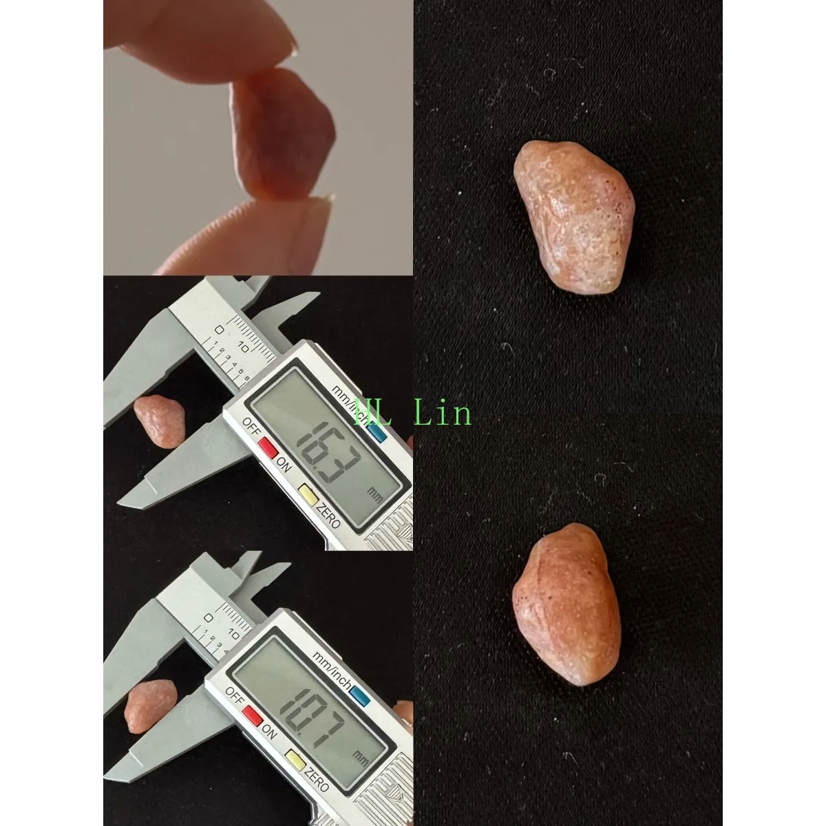 Genuine Stone Candy Agate Gemstones,Vial Set, 10-15mm Natural, Gift Stone, Desk Decor.Candy Agate