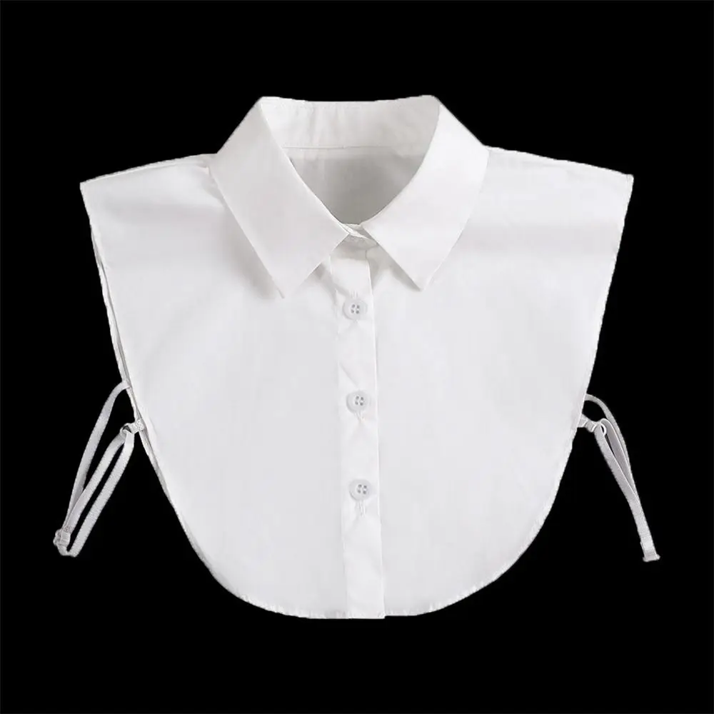 Exquisite Multi-functional Fake Collar Solid Cotton Detachable Collars Fake Shirt Collar for Men Women