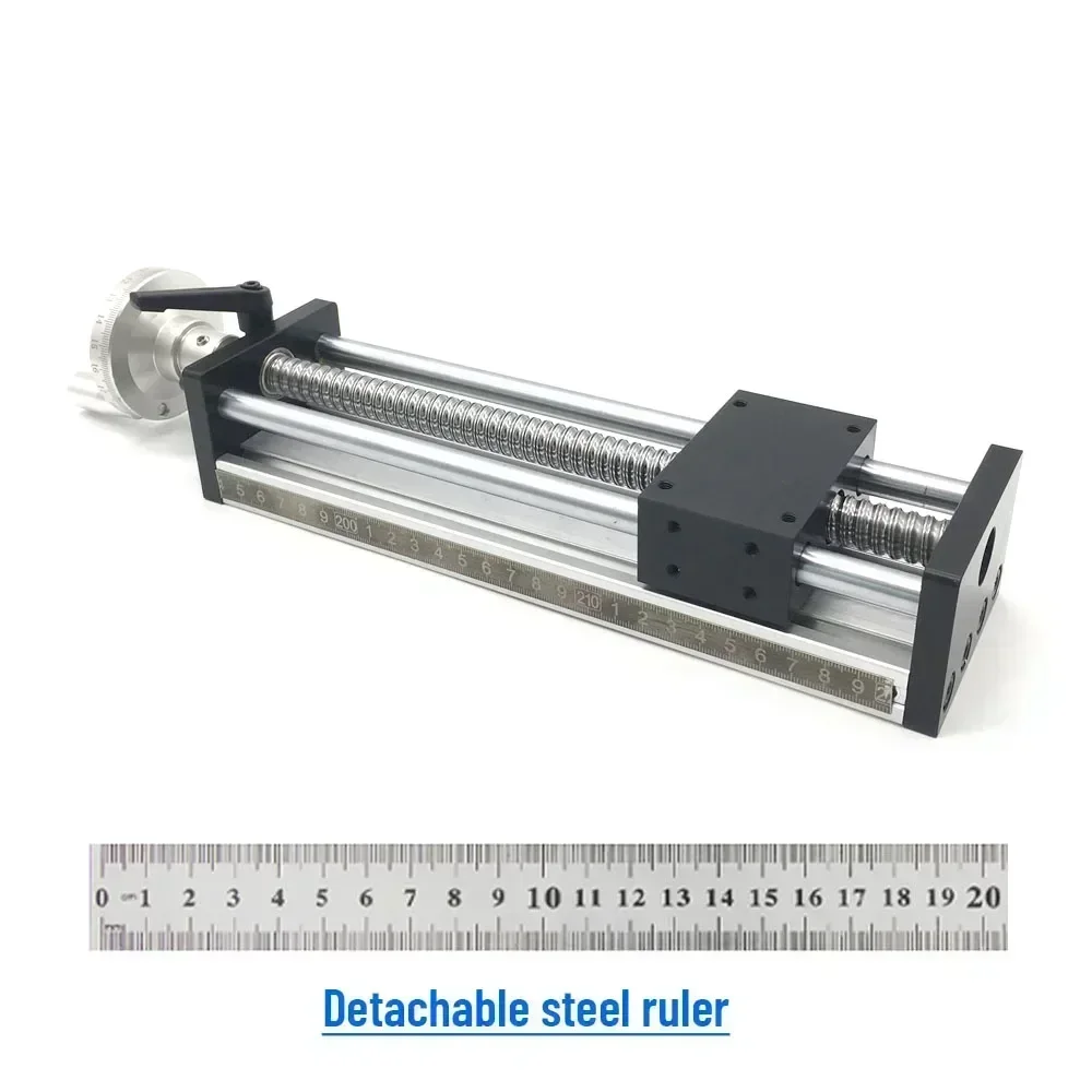 CNC Manual Sliding Table Digital Display Linear Rail Stage Module Single or double rail SFU1605 C7 Ballscrew with Handwheel