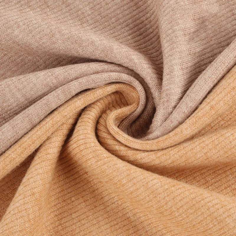 100x160cm Elastic Imitation Cashmere Knitted Fabric Woolen Spandex Thick Rib Fabric For Diy Sewing Winter Warm Cardigan Sweaters