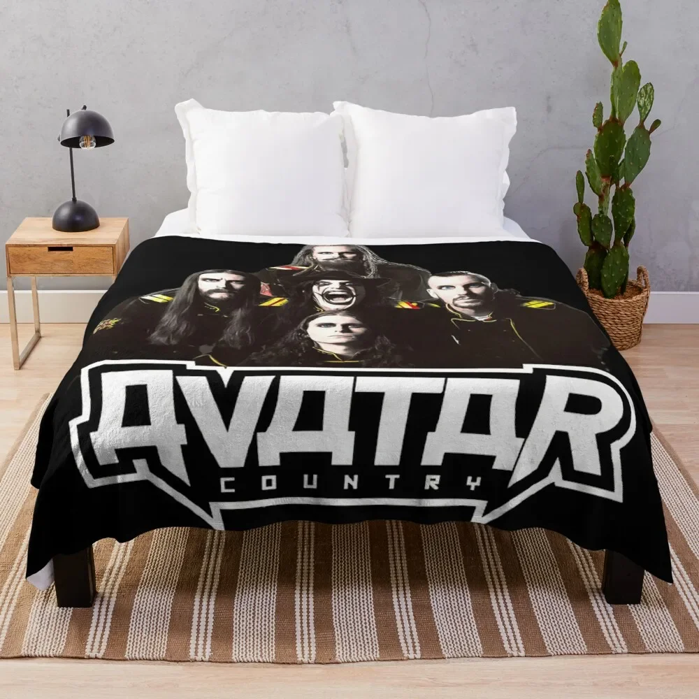 

best art of avatar band Throw Blanket Plush Fuzzy Cozy Blanket for Couch Sofa