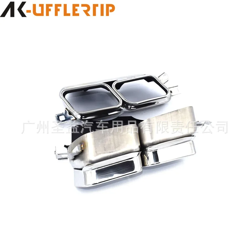 Suitable for BMW 730Li740Li modified and upgraded 760Li exhaust pipe, rear lip, tail and nozzle four square tail throat