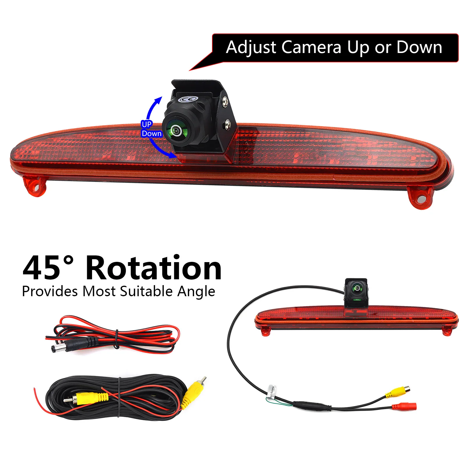 Applicable to IVECO Daily 2015-2017 Car Reversing Camera, Night Vision, Integrated Brake Light