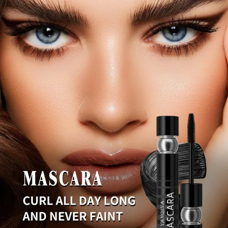 4D Mascara Thickens and Lengthens Eyelashes Dry Quickly Long-lasting Makeup Waterproof Sweat Resistant Eye Makeup