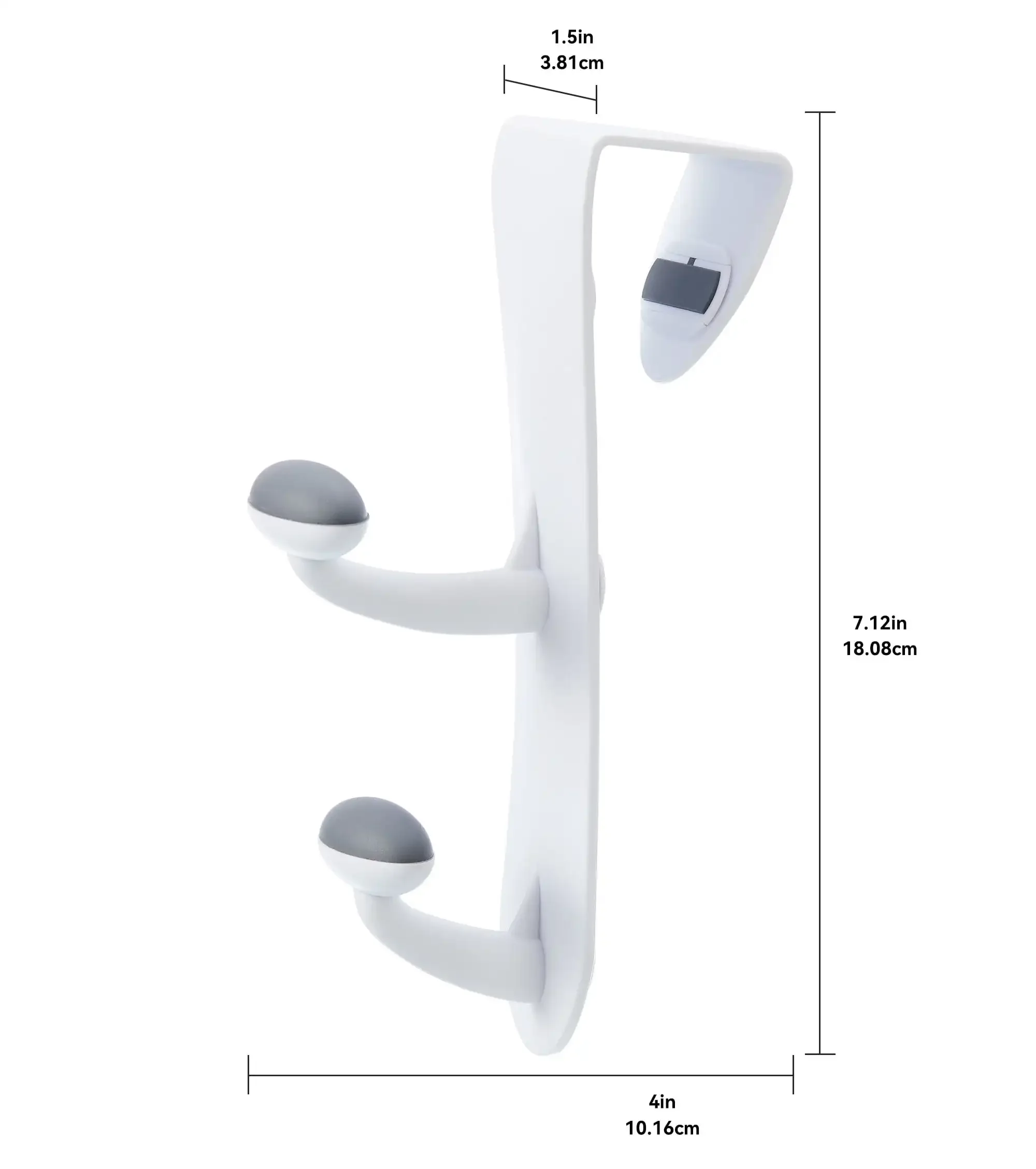 

Нескользящий 2-пакетный крючок для полировки над двери для взрослых