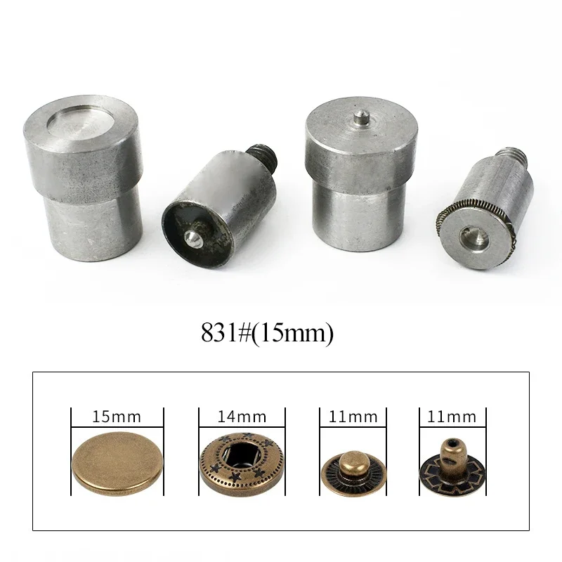 1 Satz Hand press maschinen für/# Druckknöpfe Ersatz form Ersatzteile Befestigungs element DIY Matrizen