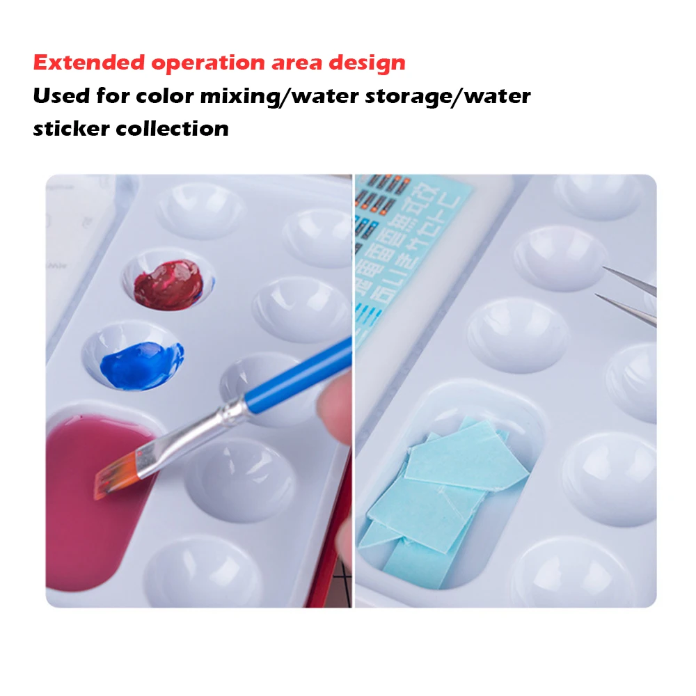 Portable Wet Palette for Acrylic Painting Model Coloring Wet Tray Paint Holder Miniatures Paint Modeling Tools Paint Supplies