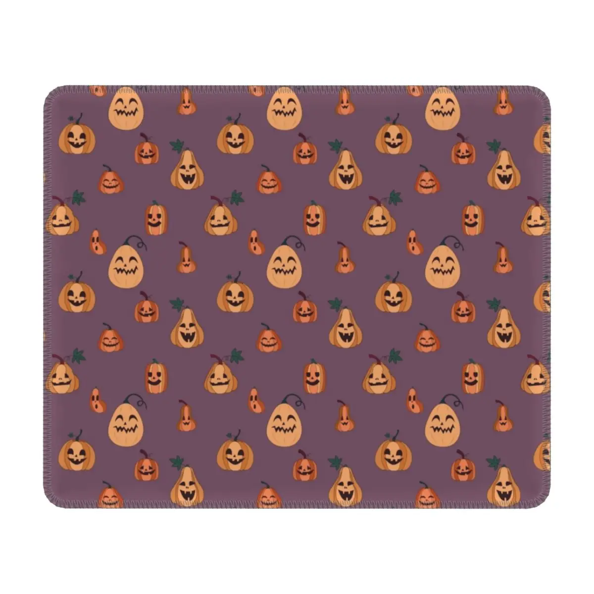 Happy Halloween Pumpkins Pattern Gamer Mouse Mat Custom Design Rubber Base Lockedge Mousepad Office Laptop Computer Mouse Pad