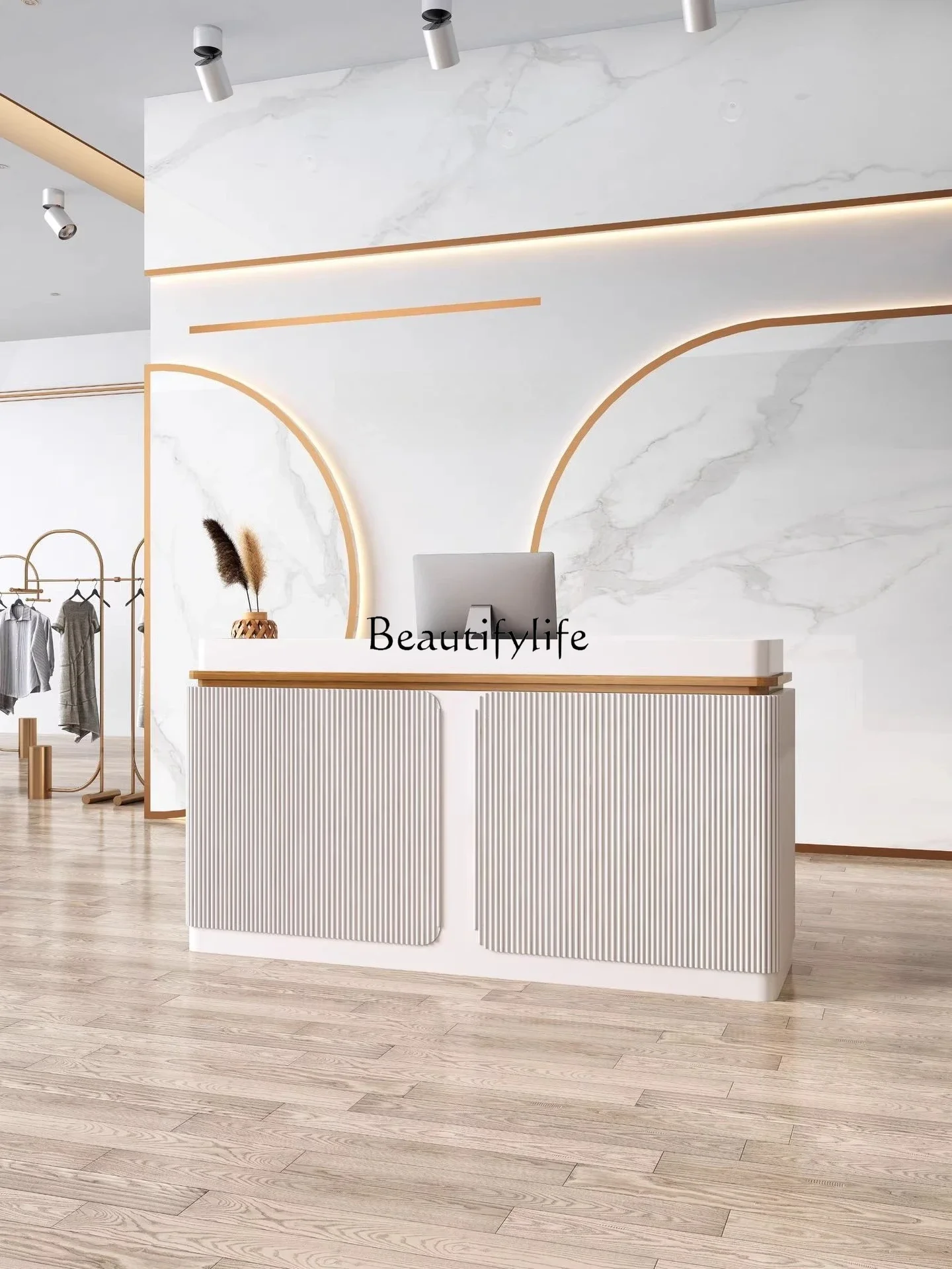 

yj21 Beauty salon clothing store company store education and training institution front desk