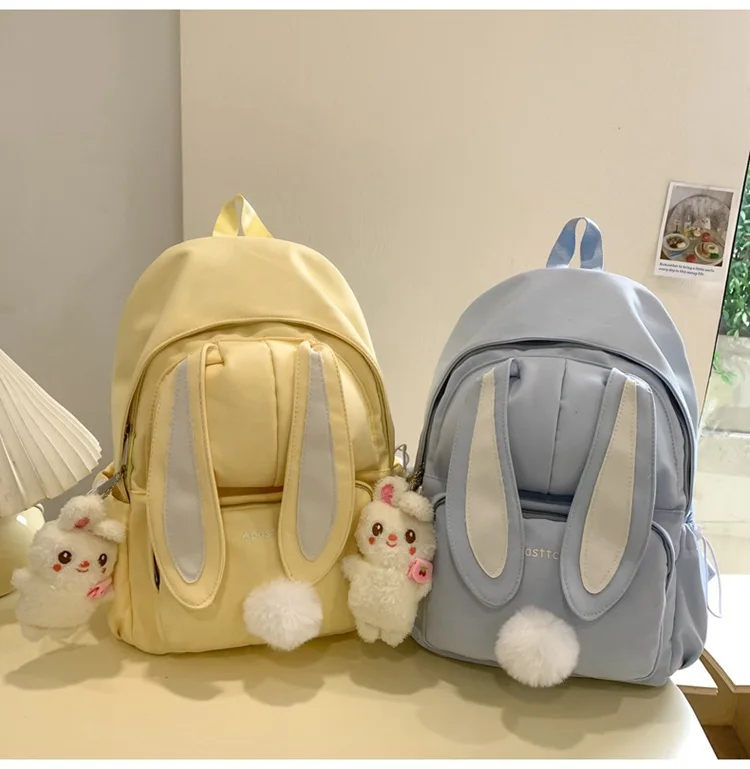 2026 Kawaii Rabbit Ear Backpack for Girls Children's Backpack Cute School Backpack for Girls Daily Use Backpack