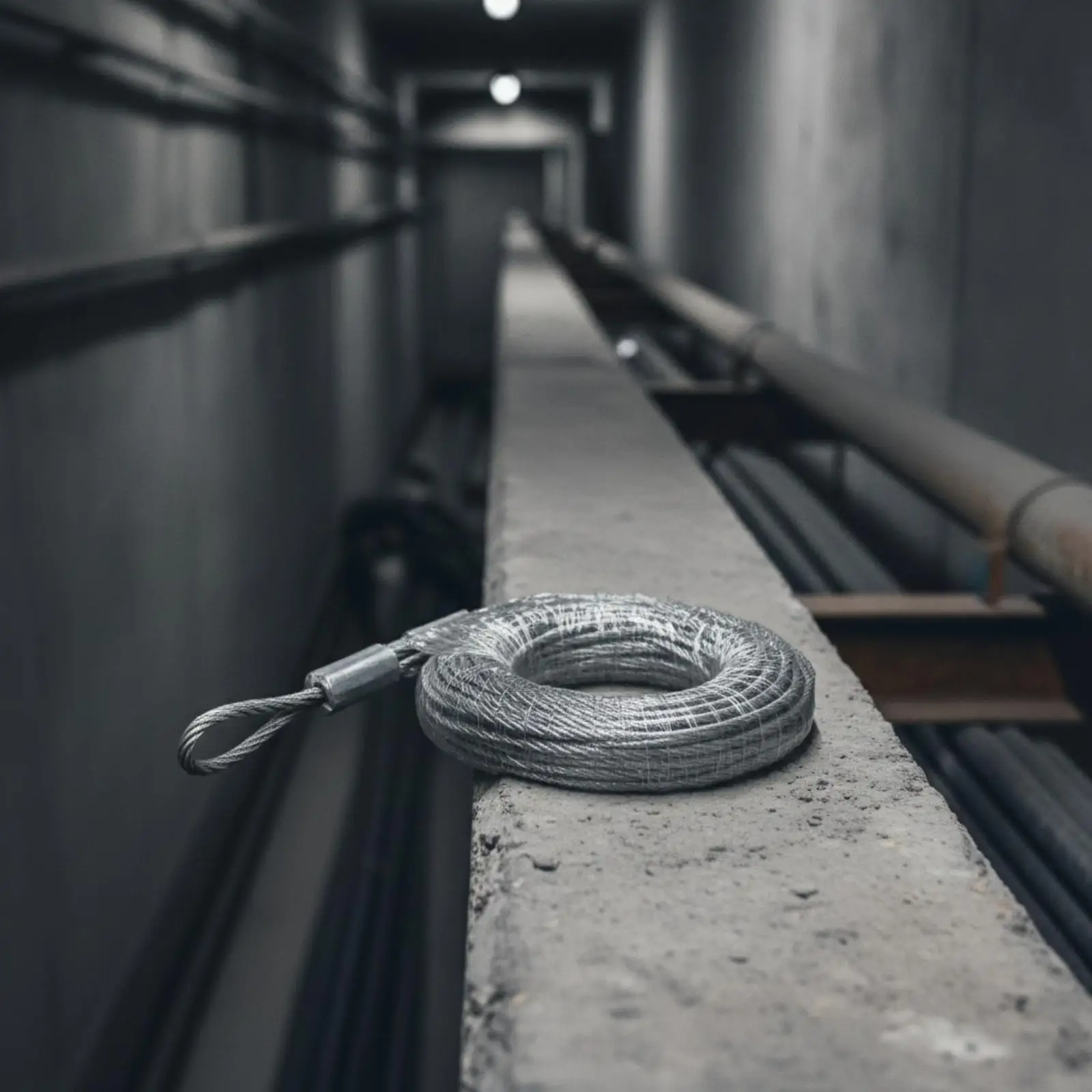 Heavy Duty Steel Wire Cable Pulling Sock Mesh Sleeve for Conduit Installation with Aluminum Alloy Loop End for Secure Cable