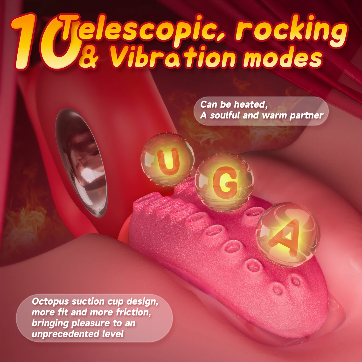 النساء اللسان الجة سوينغ دسار هزاز البظر الحلمة g-بقعة كس محفز المهبل الشرج الاستمناء الجنس لعب للأزواج #4