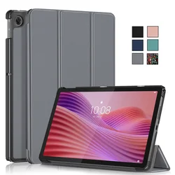 Coque For Lenovo Tab 10.1 2025 Case Trifold Magnetic PU Leather Hard Smart Cover For Funda Lenovo Tab Case Cover TB311FU TB311XU