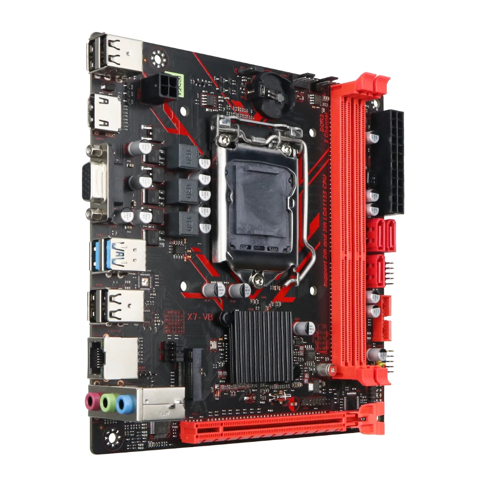 SOYO B75M Motherboard M.2 NVME PCIEx8 DVI Supports Dual-channel DDR3 RAM Intel Core 2/3 Gen CPU LGA1155 for Gaming Computer