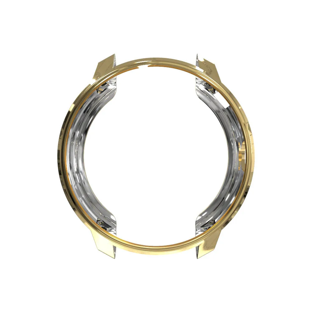 

Flexible Tpu Watch Cover Golden Protective Frame for 3 Scratch Drop Bump Protection Easy Install