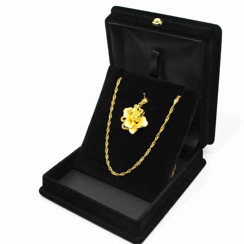 

Jewelry Box Craft Storage Organizer Jewellery Boxes and The Chain Gift Necklace Case Holder Display