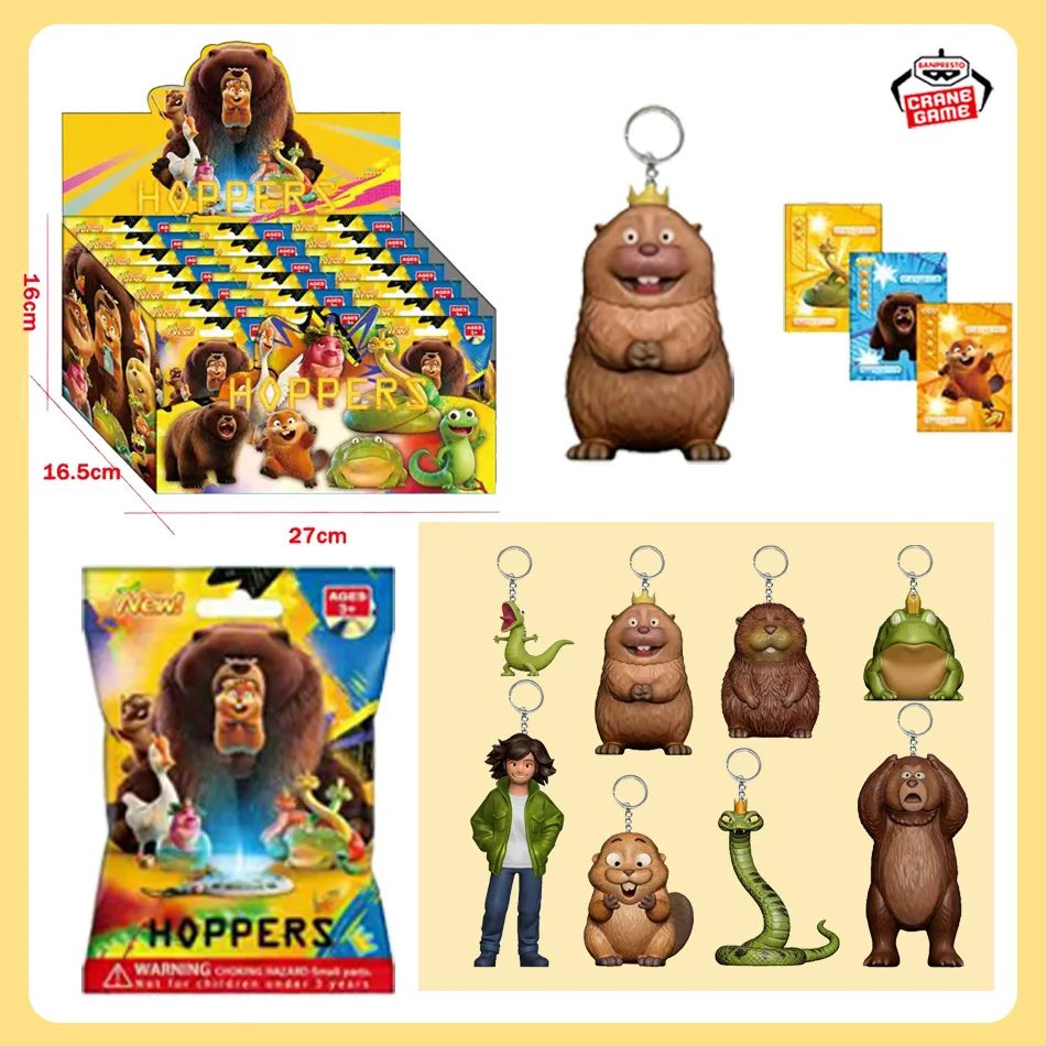 Caixa Surpresa Beaver Transformation Plan Série 24 Brinquedos Chaveiro Decoração de Mochila Modelo de Decoração Presente de Aniversário