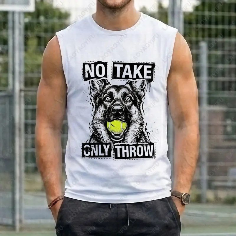 Funny Tennis Graphic Tank Top -