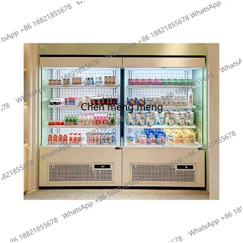 

Open cake display cabinet vertical refrigerator commercial beverage pastry dessert sandwich cabinet