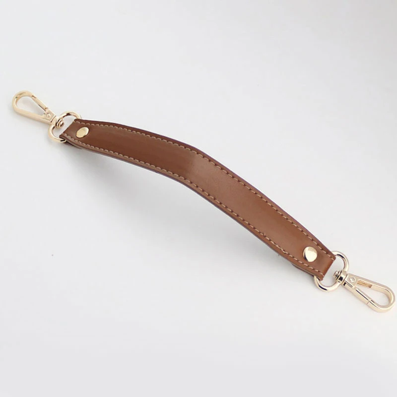 Fashion Leather Short Bag Handles 28cm Replacement Handbag Strap Diy Bag Parts Accessories For Handbags Handles For Women\'s Bags