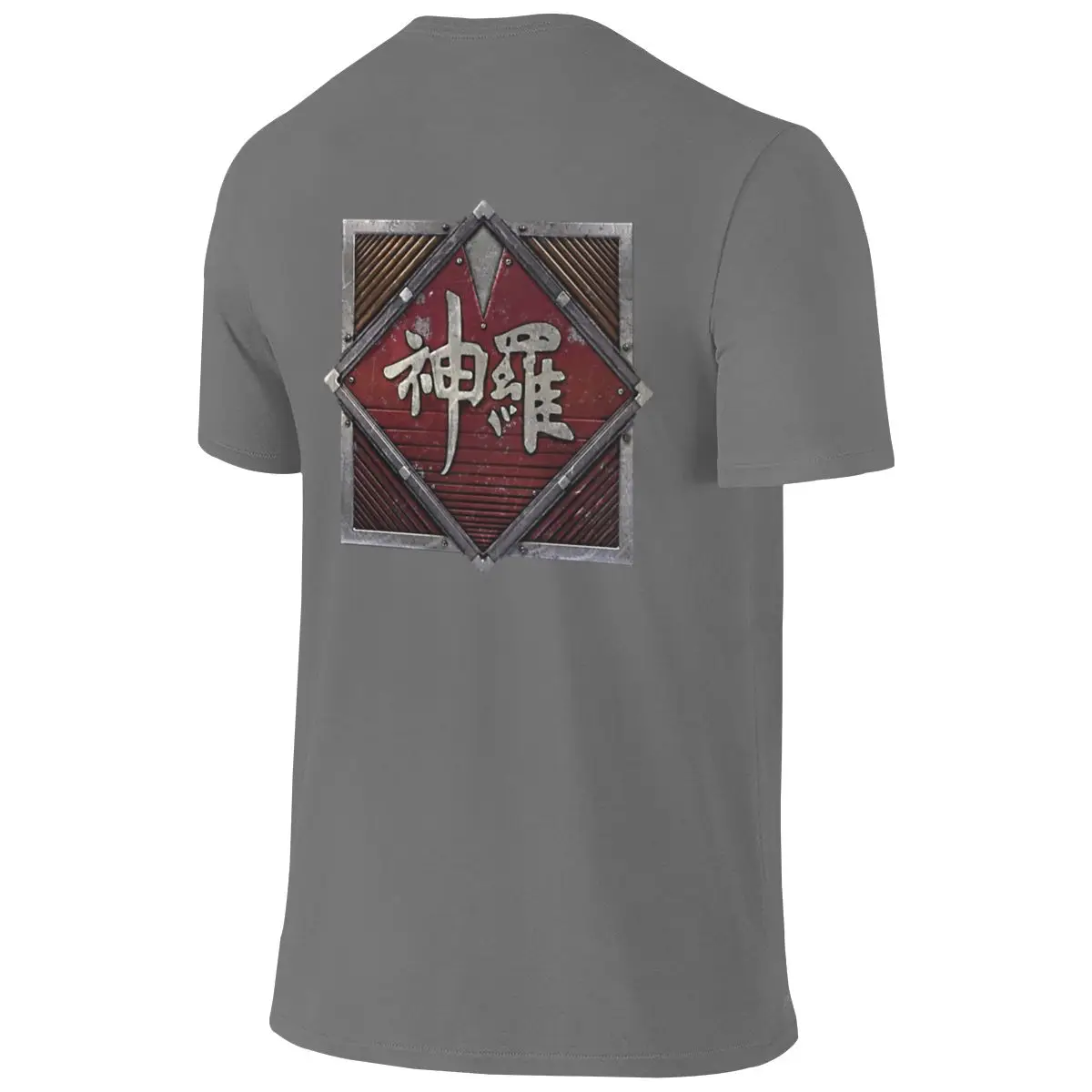 Power Company - Industrial Logo Lengthening Reversible T-shirt Light Minimalism Soft Tones Tees